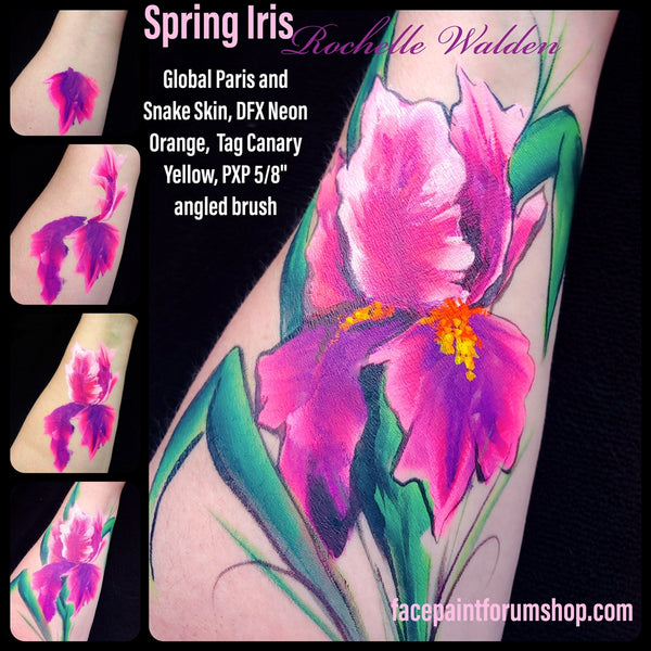 Diamond FX Face Paint - Neon Orange - 30 grams