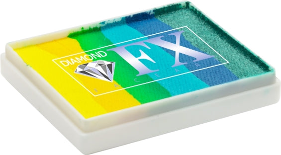 Diamond FX Face Paint - Split Cake - Smiling Parrot - 50 grams