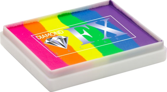 Diamond FX Face Paint - Split Cake - Neon Nights - 50 grams