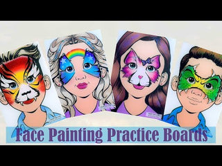 Sparkling Faces Practice Board by Svetlana Keller - Kevin