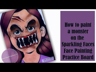 Sparkling Faces Practice Board by Svetlana Keller - Angelina