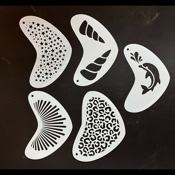 Art Factory - Boomerang Stencil Set