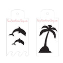 Boost Stencil Set - Dolphins and Palm Trees Boost Stencils