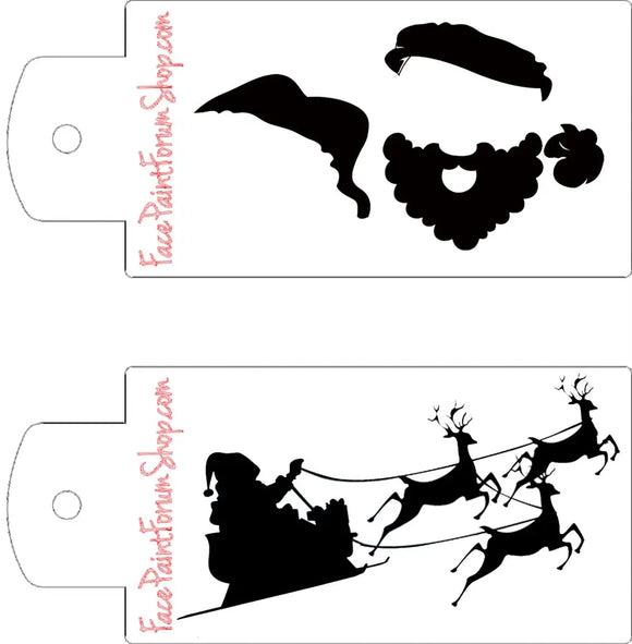 Boost Stencil Set - Santa and Sleigh Boost Stencils