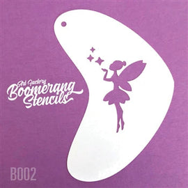 Art Factory - Boomerang Stencil - Pixie Kiss Art Factory