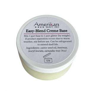 Amerikan Body Art - Glitter Creme Base - 8 oz