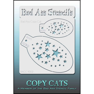 Bad Ass Copy Cat Stencil - Stars - BACC 9002