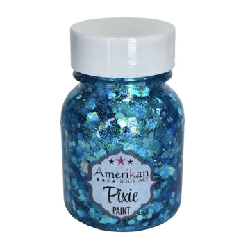 Amerikan Body Art Pixie Paint – Blue Monday Glitter Gel (1 oz) Amerikan Body Art