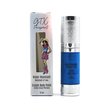 GTX Facepaint - Water-Resistant Cream Body Paint - Bluebonnet Blue GTX Face Paint