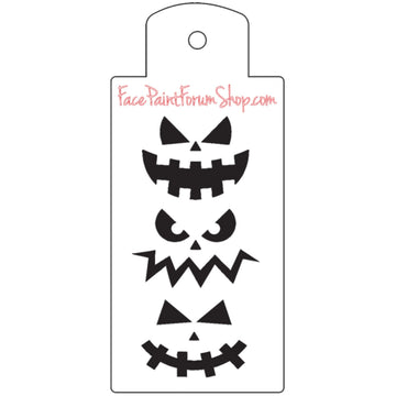 Boost Stencil - Jack-O'-Lantern Faces Boost Stencils
