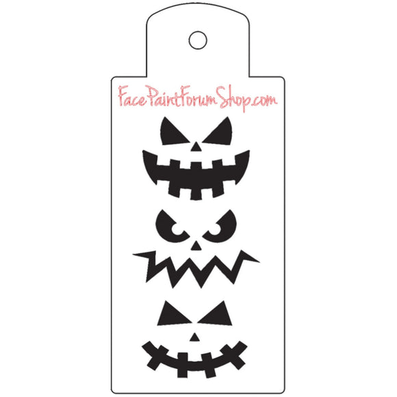Boost Stencil - Jack-O'-Lantern Faces Boost Stencils