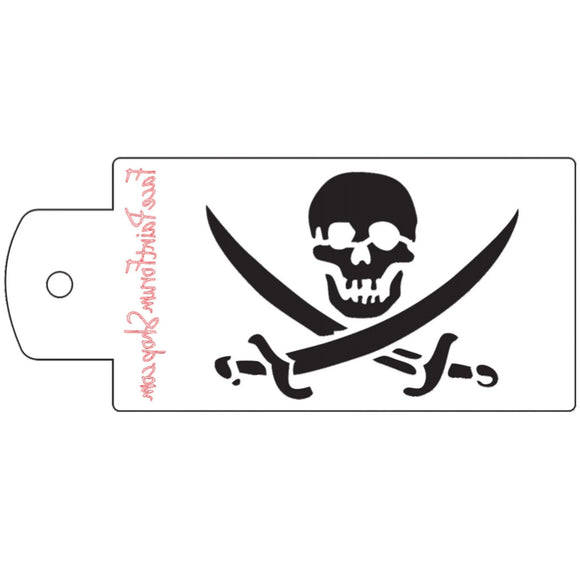 Boost Stencil - Skull & Swords Boost Stencils