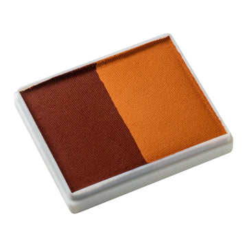 TAG Face Paint - Split Cake - Brown/Mid Brown - 50 grams TAG Face Paint