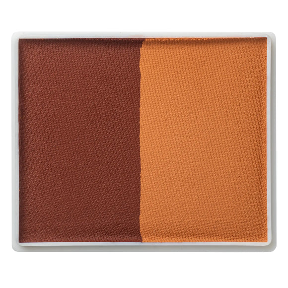 TAG Face Paint - Split Cake - Brown/Mid Brown - 50 grams TAG Face Paint