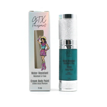 GTX Facepaint - Water-Resistant Cream Body Paint - Cactus Mojito Turquoise GTX Face Paint