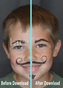 Digital Design Decks - "Mustache" Face Paint Forum Shop