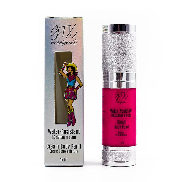 GTX Facepaint - Water-Resistant Cream Body Paint - Crawdad Pink - Neon GTX Face Paint