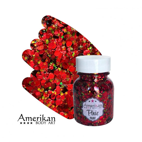 Amerikan Body Art - Pixie Paint Drop Dead Red - 1 oz Amerikan Body Art
