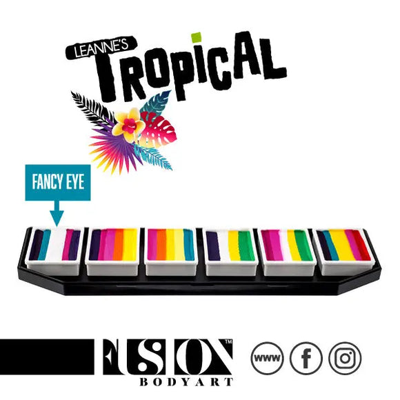 Fusion Body Art - Spectrum Palette - Tropical by LC (Non Neon) Fusion Body Art