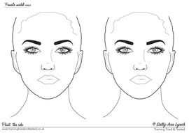 Sally-Ann Lynch Practice Board - 2 Adult Heads 0001 Sally Ann Lynch
