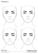 Sally-Ann Lynch Practice Board - 4 Adult Heads Sally Ann Lynch