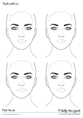 Sally-Ann Lynch Practice Board - 4 Adult Heads Sally Ann Lynch
