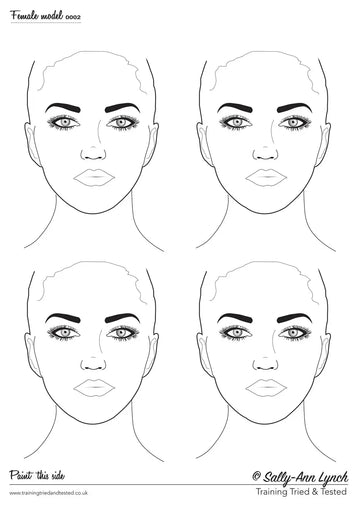 Sally-Ann Lynch Practice Board - 4 Adult Heads Sally Ann Lynch
