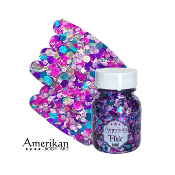 Amerikan Body Art Pixie Paint – Fifi Royale Glitter Gel (1 oz) Amerikan Body Art