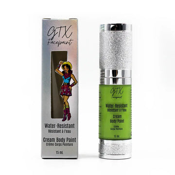 GTX Facepaint - Water-Resistant Cream Body Paint - Firefly Green - Neon GTX Face Paint