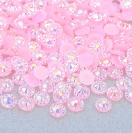 Face Paint Gems - Small Round Rhinestones Pink - 6mm (0.25") - 1/4 ounce Face Paint Forum Shop