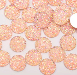 Face Paint Gems - Round Rhinestones Pink - 12mm (0.5") - Pack of 10 Face Paint Forum Shop