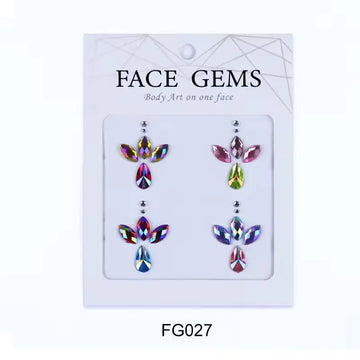 Face Paint Gems - Self-adhesive Face Paint Gem Stickers - FG027 Face Paint Forum Shop