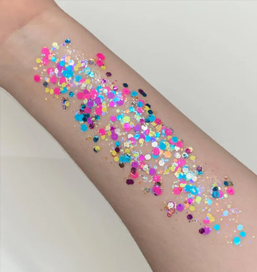 Amerikan Body Art Pixie Paint – Happy Glitter Gel (4 oz) Amerikan Body Art