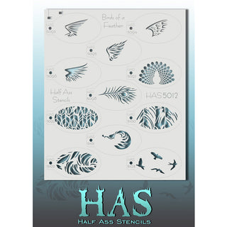 Half Ass Stencil - Set 5012 - Birds of a Feather