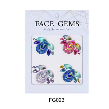 Face Paint Gems - Self-adhesive Face Paint Gem Stickers - FG023 Face Paint Forum Shop