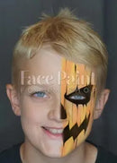 Digital Design Decks - "Scary Pumpkin Half Face" Face Paint Forum Shop
