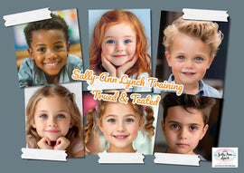 Sally-Ann Lynch - 6 Face Full Color Word Style Practice & Display Board - Landscape Sally Ann Lynch