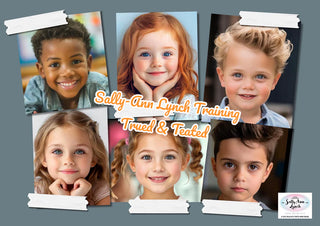 Sally-Ann Lynch - 6 Face Full Color Word Style Practice & Display Board - Landscape