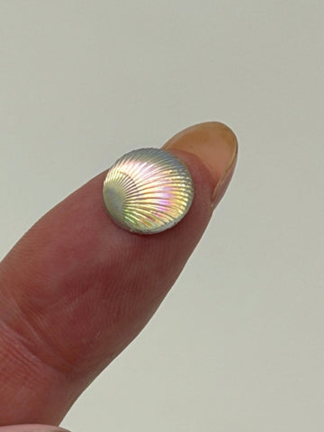 Face Paint Gems - Round Shell Rhinestones Multicolored - 10mm (0.39") - Pack of 10 Face Paint Forum Shop