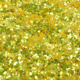 Suzy Sparkles Glitter - Iridescent Sunny Yellow - Chunky Suzy Sparkles