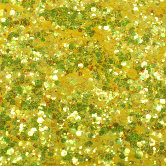 Suzy Sparkles Glitter - Iridescent Sunny Yellow - Chunky Suzy Sparkles