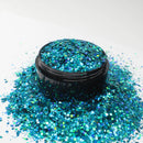 Suzy Sparkles Glitter - Holographic Jade - Chunky - 1 oz Bag Suzy Sparkles
