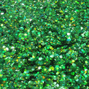 Suzy Sparkles Glitter - Holographic Green - Chunky - 1 oz Bag Suzy Sparkles