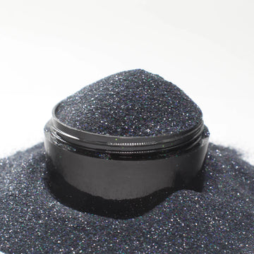 Suzy Sparkles Glitter - Holographic Black - Fine - 1 oz Bag Suzy Sparkles