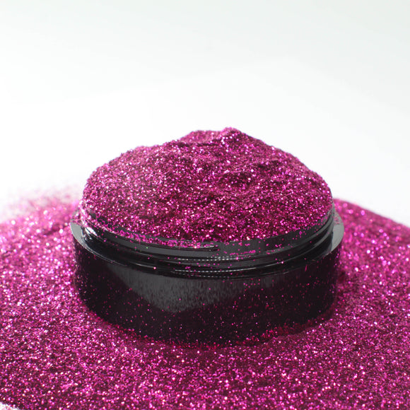 Suzy Sparkles Glitter - Metallic Fuchsia - Fine - 2 oz Bag Suzy Sparkles