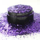 Suzy Sparkles Glitter - Metallic Purple - Chunky - 2 oz Bag Suzy Sparkles