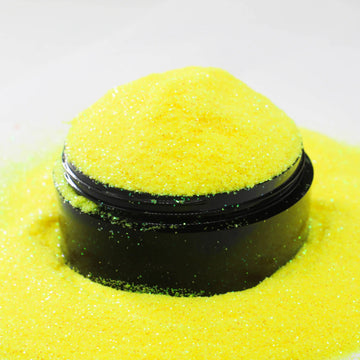 Suzy Sparkles Glitter - Iridescent Neon Yellow - Fine - 1 oz Bag Suzy Sparkles