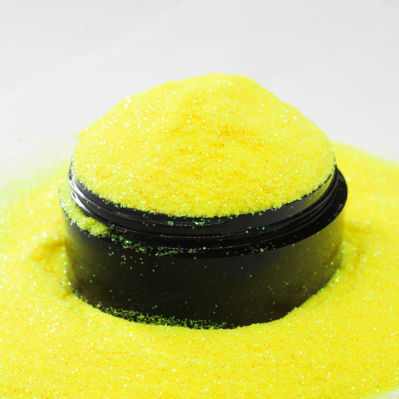 Suzy Sparkles Glitter - Iridescent Neon Yellow - Fine - 1 oz Bag Suzy Sparkles