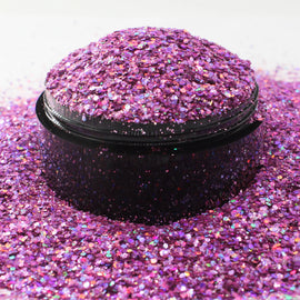 Suzy Sparkles Glitter - Holographic Lavender - Chunky - 1 oz Bag Suzy Sparkles