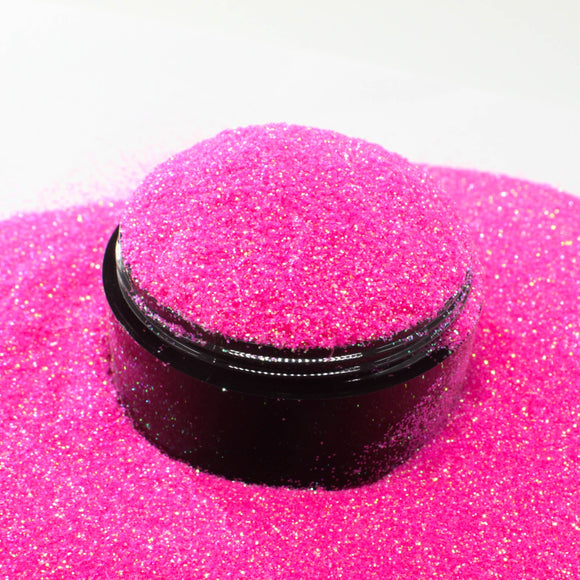 Suzy Sparkles Glitter - Iridescent Neon Pink - Fine - 1 oz Bag Suzy Sparkles
